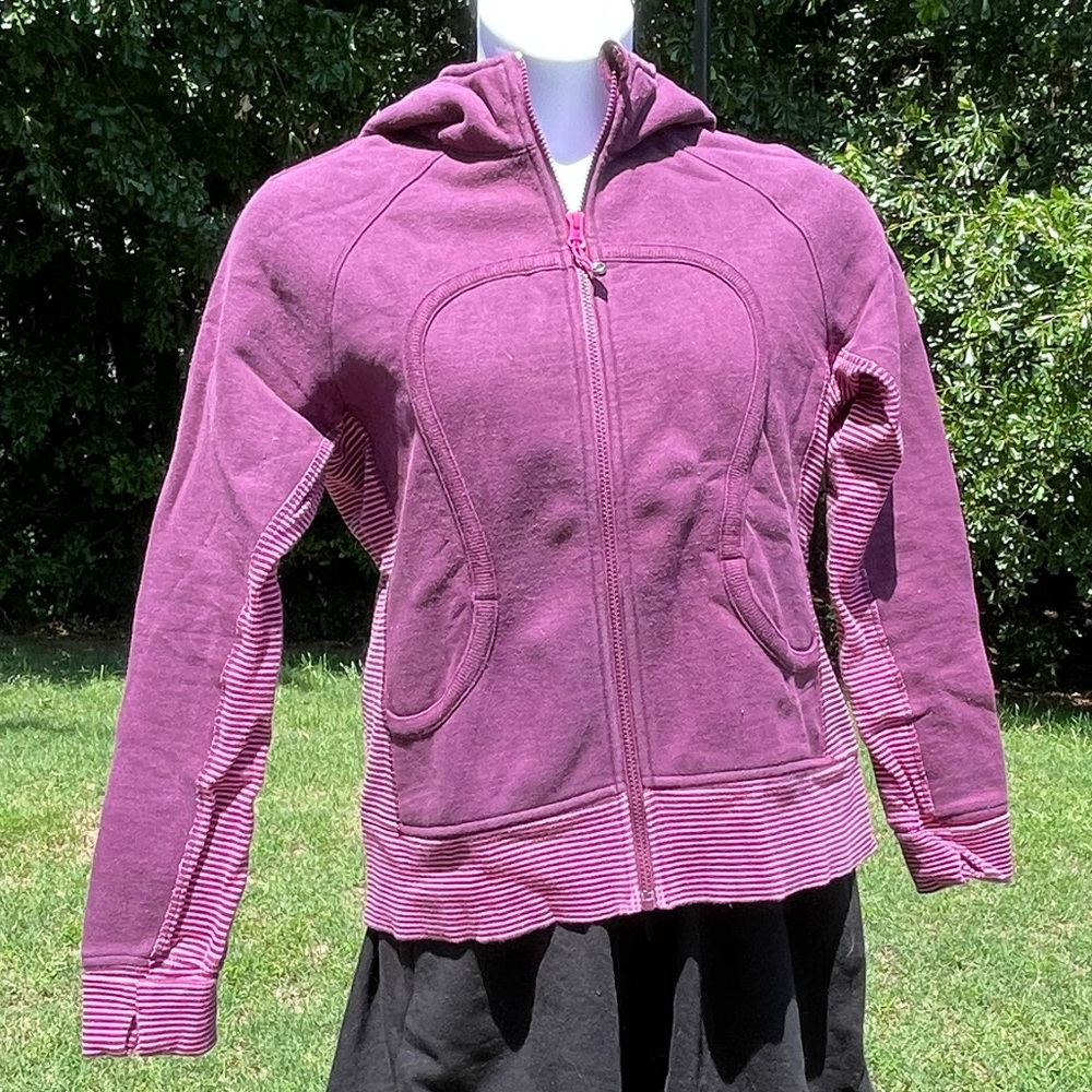 LuluLemon Scuba Hoodie, full zip, size 12